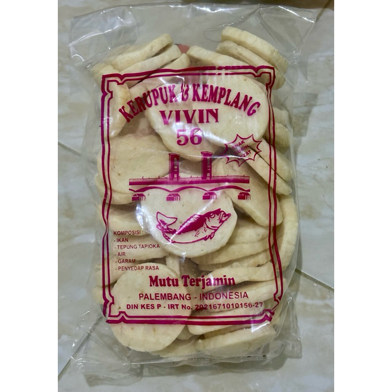 

Kerupuk Kemplang Palembang Asli Ikan Tenggiri - 200 gr