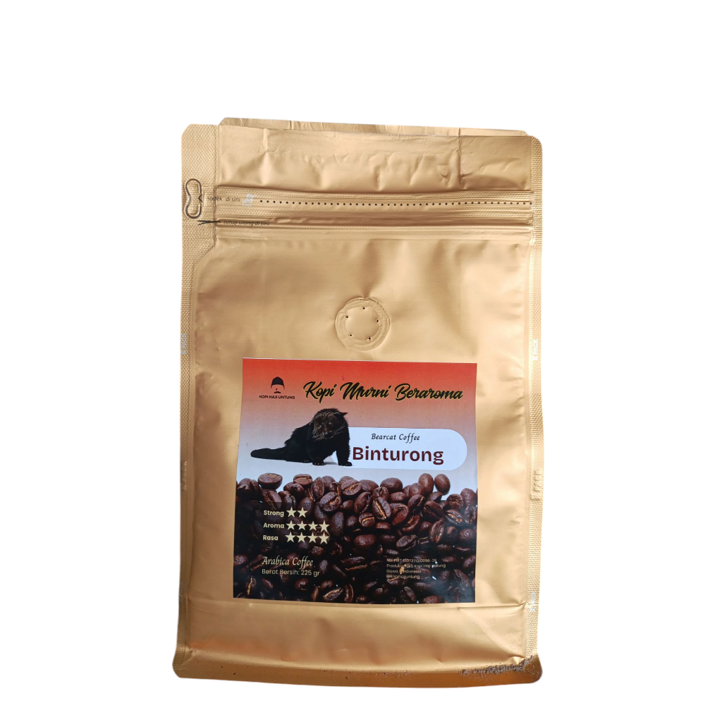 

Arabica/Arabika Kopi Binturong khas Sulawesi/Kopi Bubuk/Kopi Haji Untung