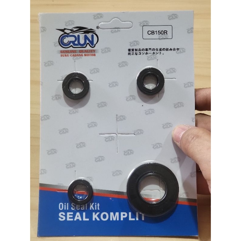 SIL SEAL KOMPLIT / OIL SEAL KIT CB 150R / CBR 150R / CB 150 / ASLI CRUN