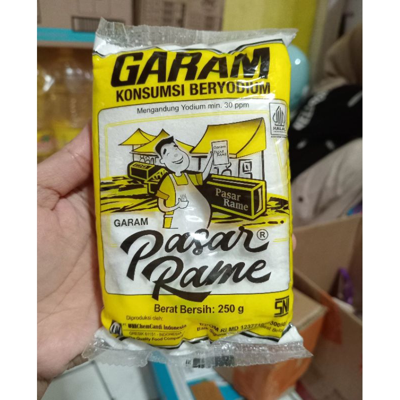 

Garam Dapur Cap Kapal / Pasar Rame Beryodium 250g