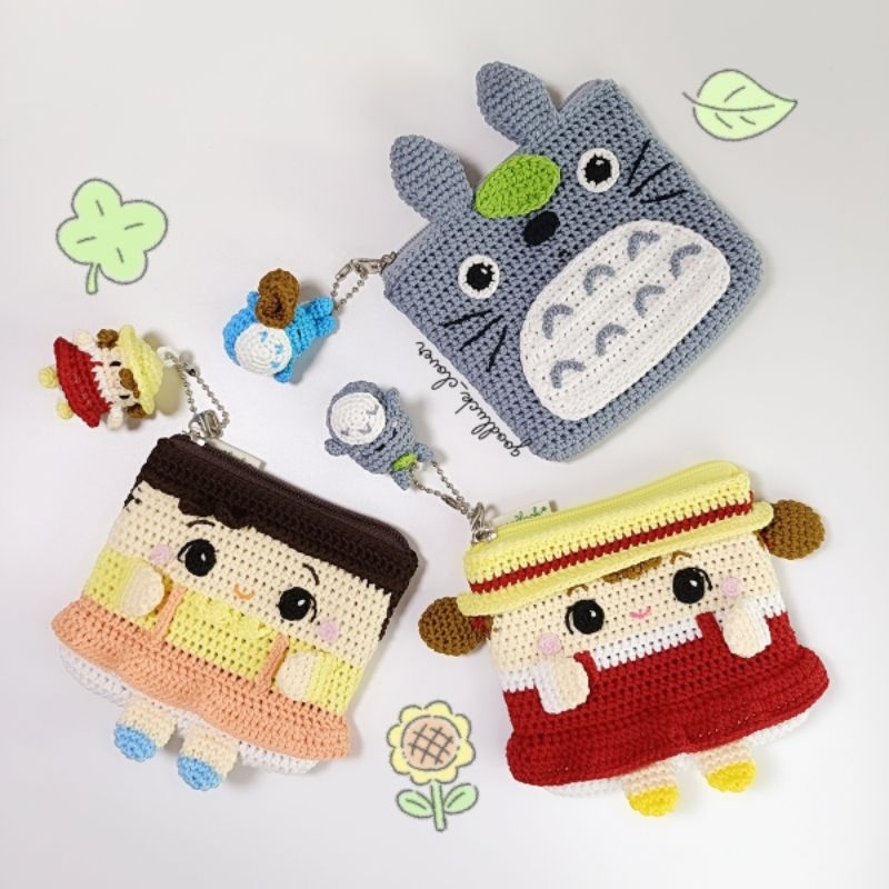 Dompet Koin Rajut Mei Totoro