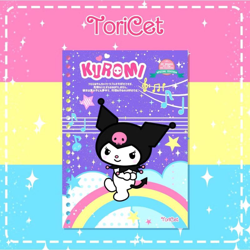 

Loose Leaf/Kertas Binder A5 Toricet - Kuromi 01