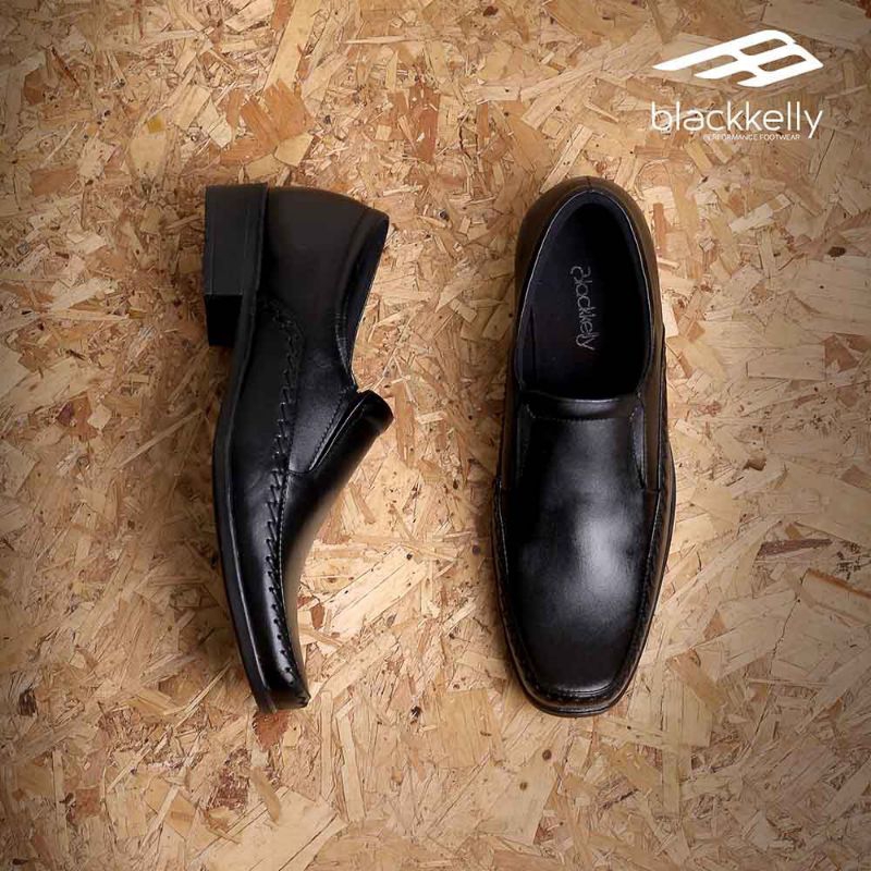 SEPATU FORMAL KULIT ASLI - Sepatu Formal Pria Kulit Sapi Asli Warna Hitam