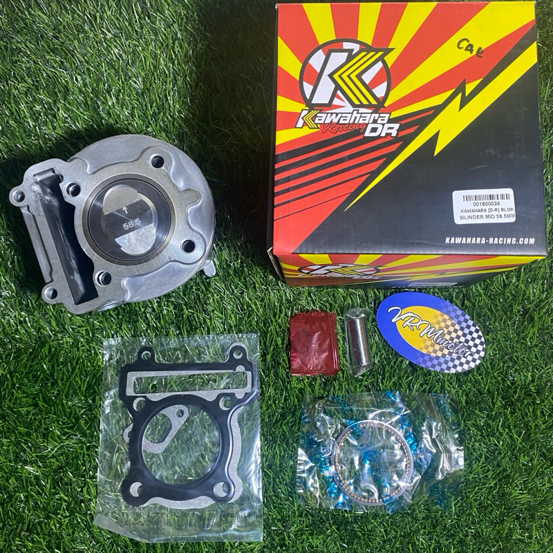 Blok seher mio 58 5 kawahara blok piston mio kawahara mio 58,5 1 set dengan piston