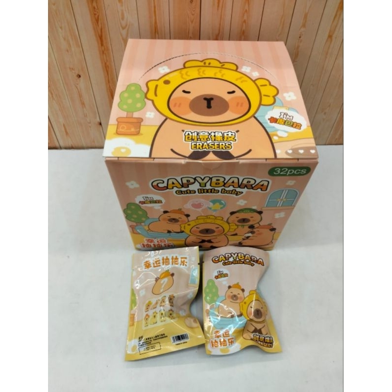 

1 BOX BB MISTERY ERASER CAPY BARA ISI 32