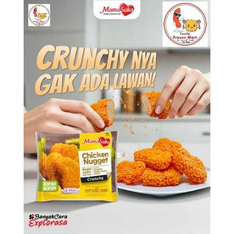 

MamaSuka Chicken Nugget Crunchy | Naget Krispi Bubble Crumb - 150 gr