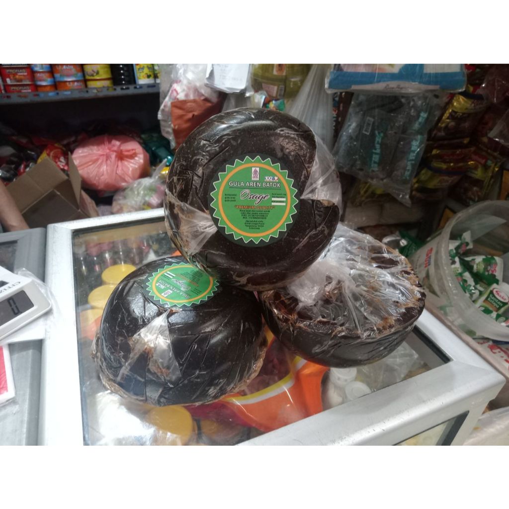 

Gula Aren Batok Osage berat/isi 1kg