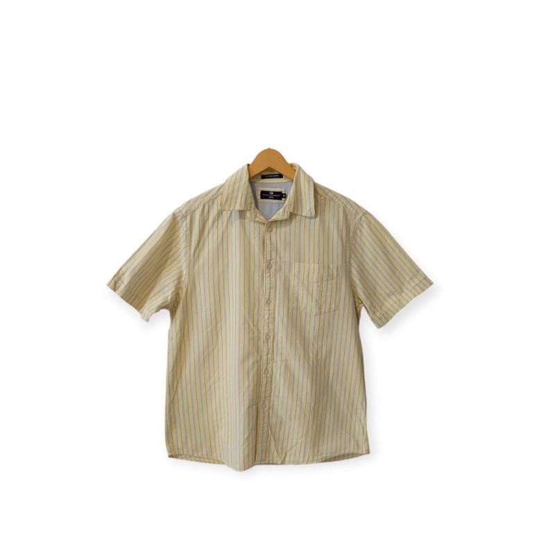 Blue Harbour Yellow Stripes Kemeja