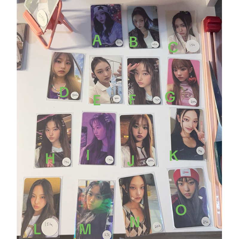 Photocard official haerin Newjeans =>