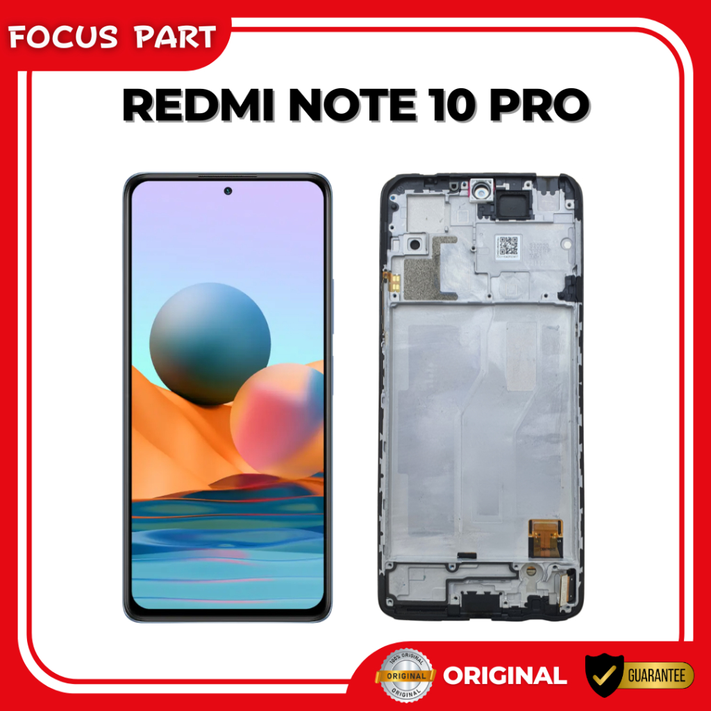 LCD + FRAME XIAOMI REDMI NOTE 10 PRO AMOLED ORIGINAL