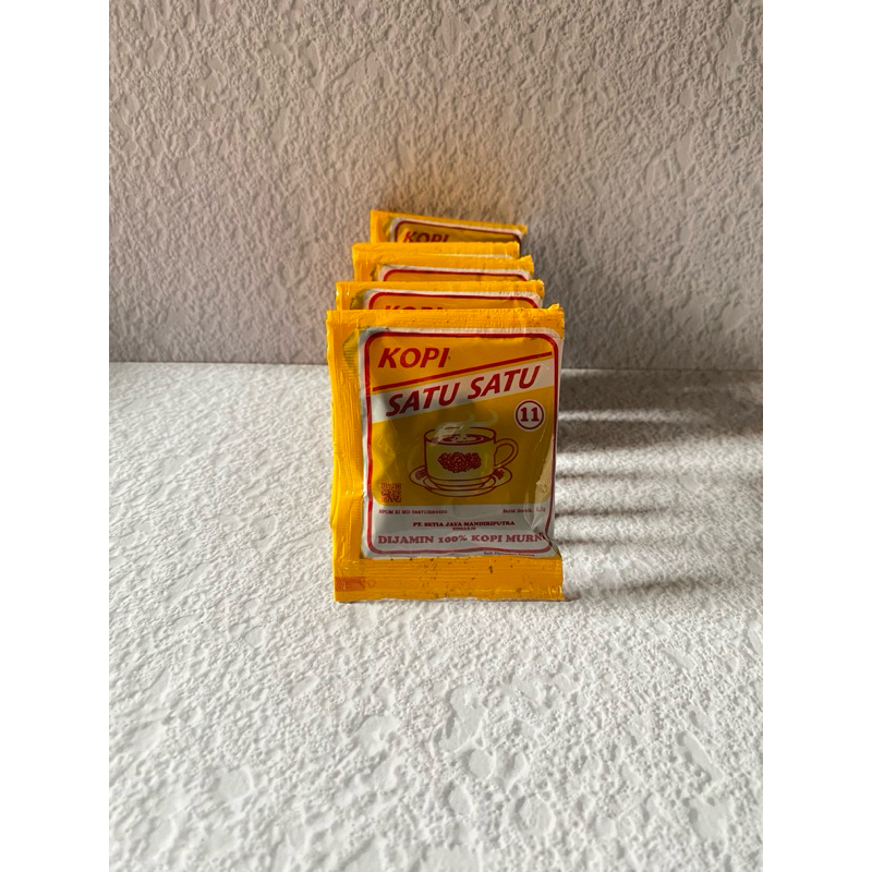 

Kopi Bubuk satu-satu renceng isi 10 sachet / kopi hitam satu satu