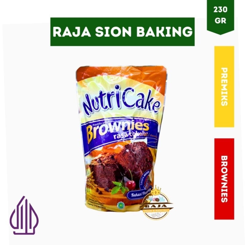 

Nutricake Premiks Brownies Cokelat 230gr