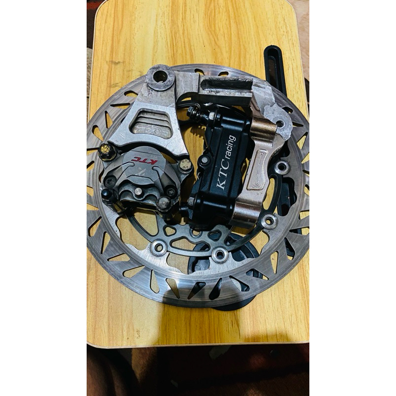 Kaliper Belakang KTC set breket R15 V3/V4 dan Disk Cakram PSM