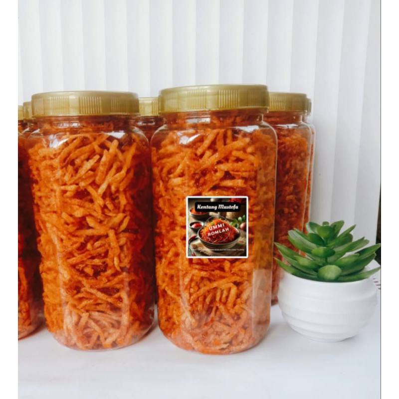 

Kentang Mustofa Ummi Romlah Berkualitas ( Toples 600ml ) Tanpa Bahan Pengawet
