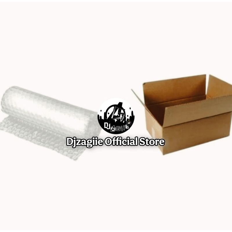 

Tambahan bubble warp dan kardus packing