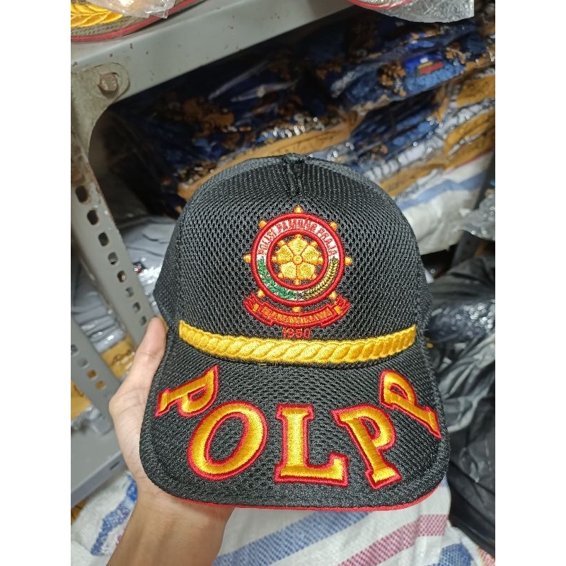 TOPI POLPP JARING HITAM TULISAN DEPAN