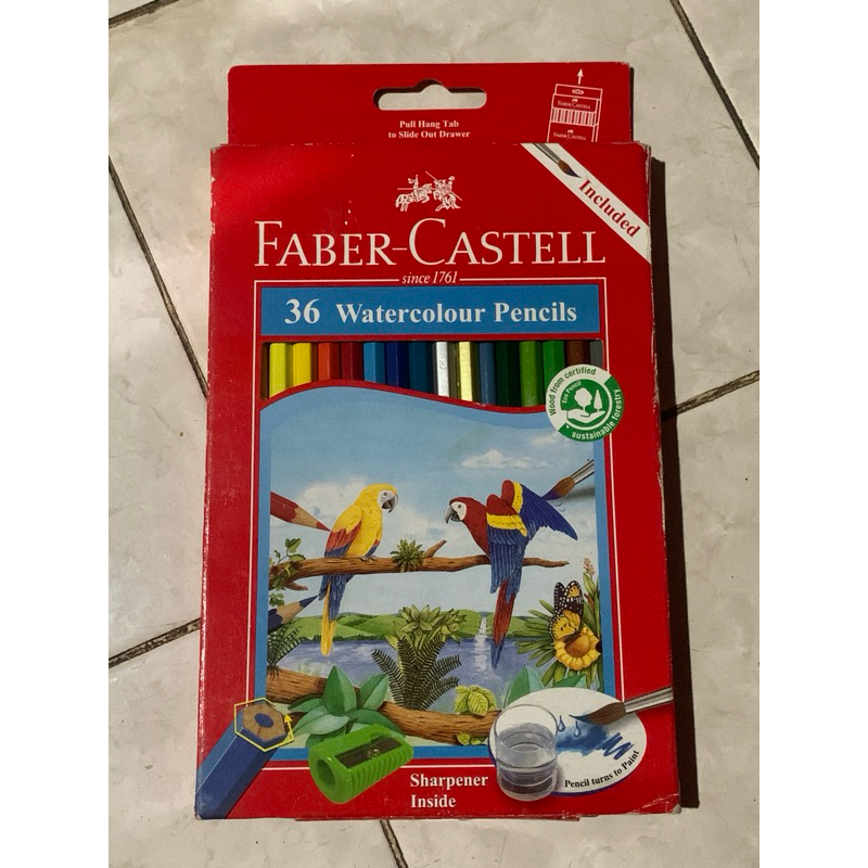 

Faber Castell 36 Watercolour Pencils / Pensil Warna