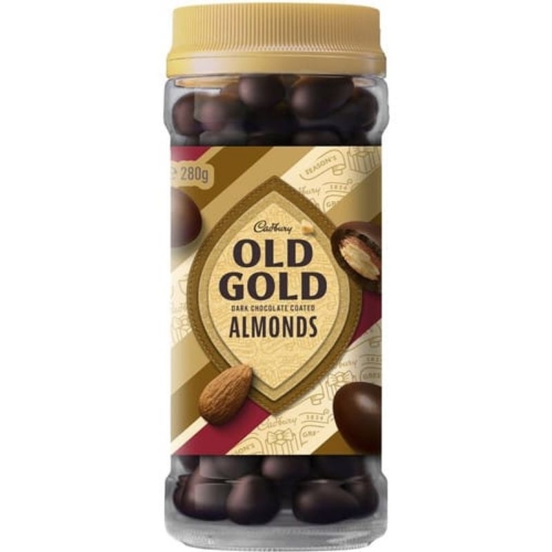 

Cadbury Old Gold Dark Chocolate coated almond