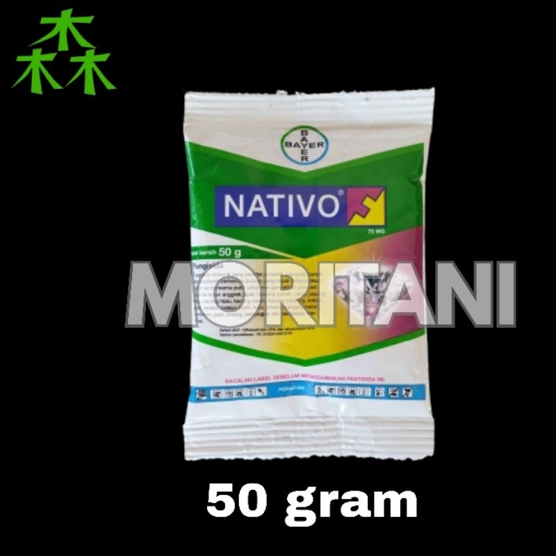 NATIVO 75 WG 50 gram Fungisida Sistemik Bahan Aktif Tebukonazol + Trifloksistrobin