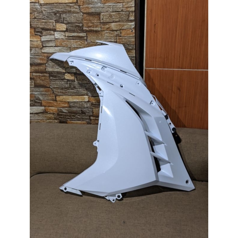 fairing sayap KIRI Ninja 250 fi old putih original 2012-2017