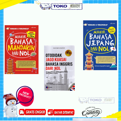 Buku Otodidak Jago Kuasai Bahasa Inggris dari Nol  Bahasa Mandarin dari Nol | Mahir Bahasa Jepang da