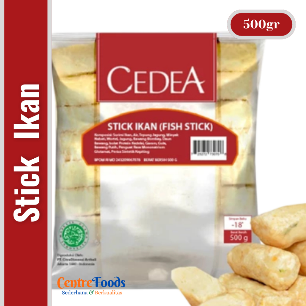 

Stick Ikan - Fish Stick Cedea | 500gr [ Harga Per BKS ]