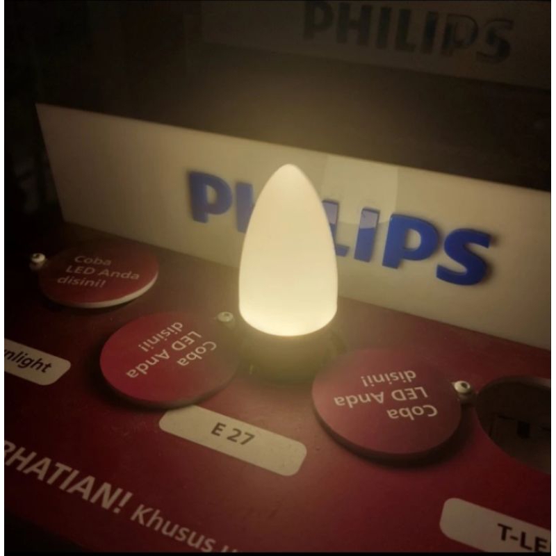 Ciasaatcisarua Lampu Essential Candle Led 6W 6 Watt E14 E27 2700K 4000K / Lampu Lilin Led 6W Putih