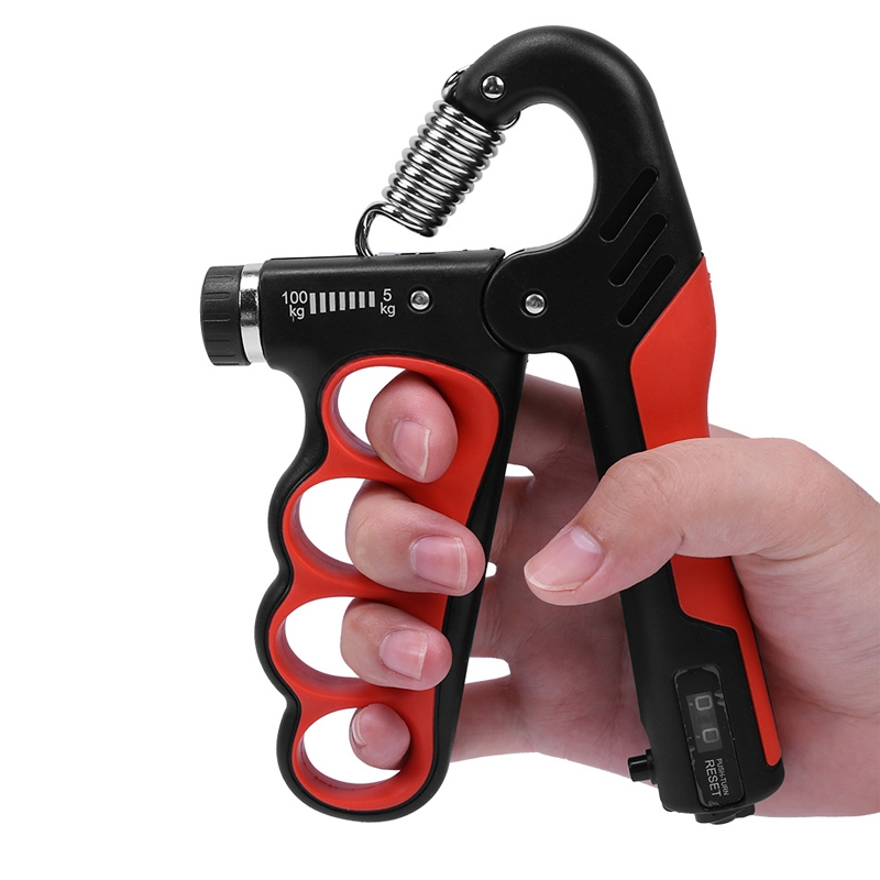 Hand Grip 5-100 kg Adjustable Counter  Latihan Tangan hand grip bisa hitung