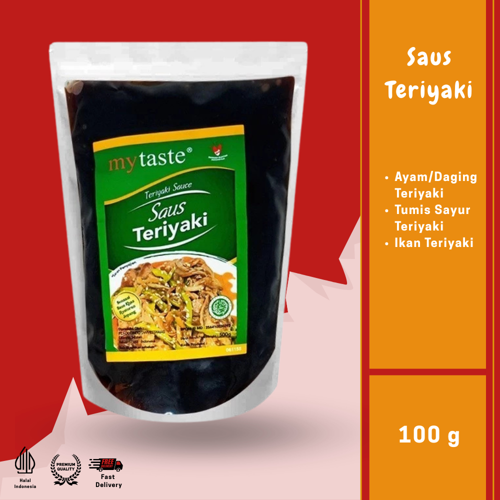 

sauce teriyaki My Taste Kemasan 100 gram BBQ Pedas Marinasi Grill
