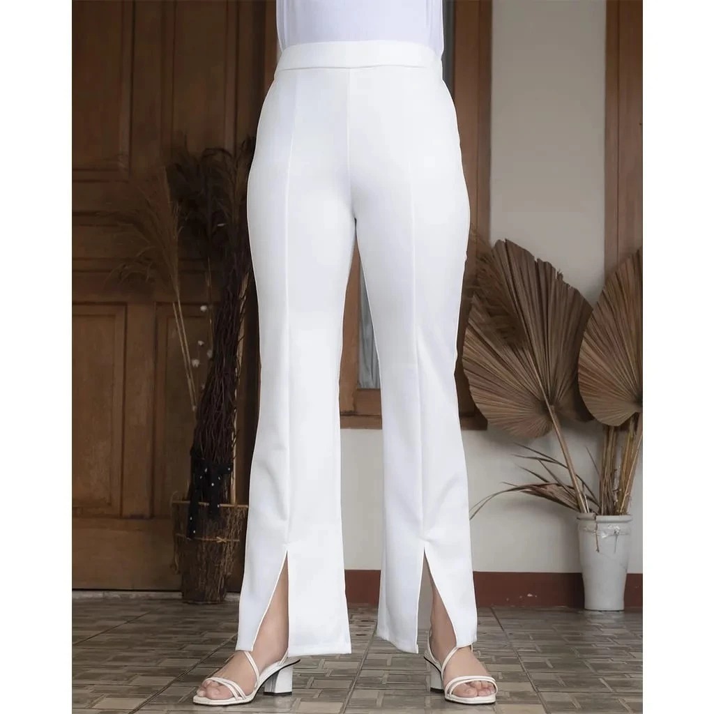Celana Cutbray Wanita / Celana Cutbray Scuba / Cutbray Scuba Pants Import