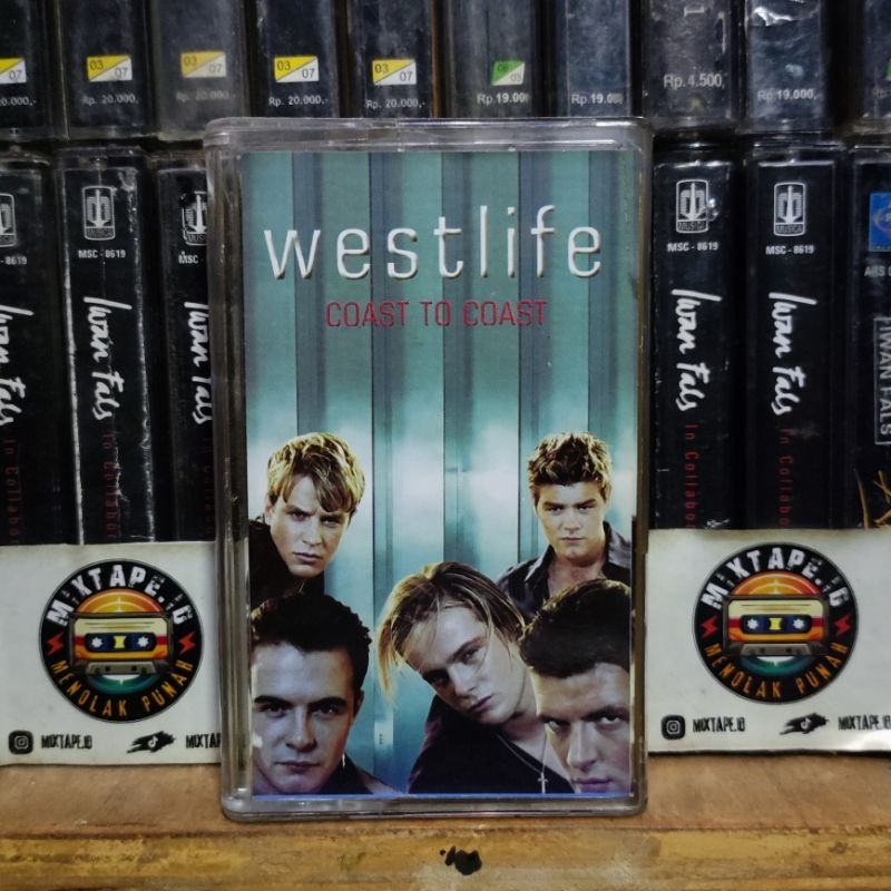 Kaset Pita - Westlife - Coast To Coast - Platinum Deluxe - Radio Tape - Kaset - Radio - Pemutar Kase