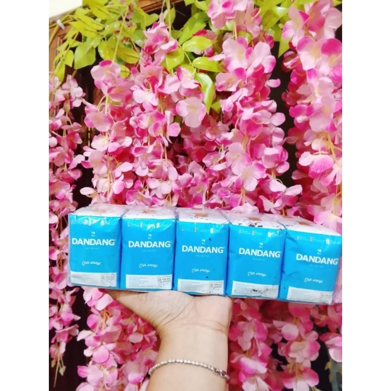 

teh dandang biru teh tubruk 1 pak/press isi 10 pcs beli 3 pak gratis gelas