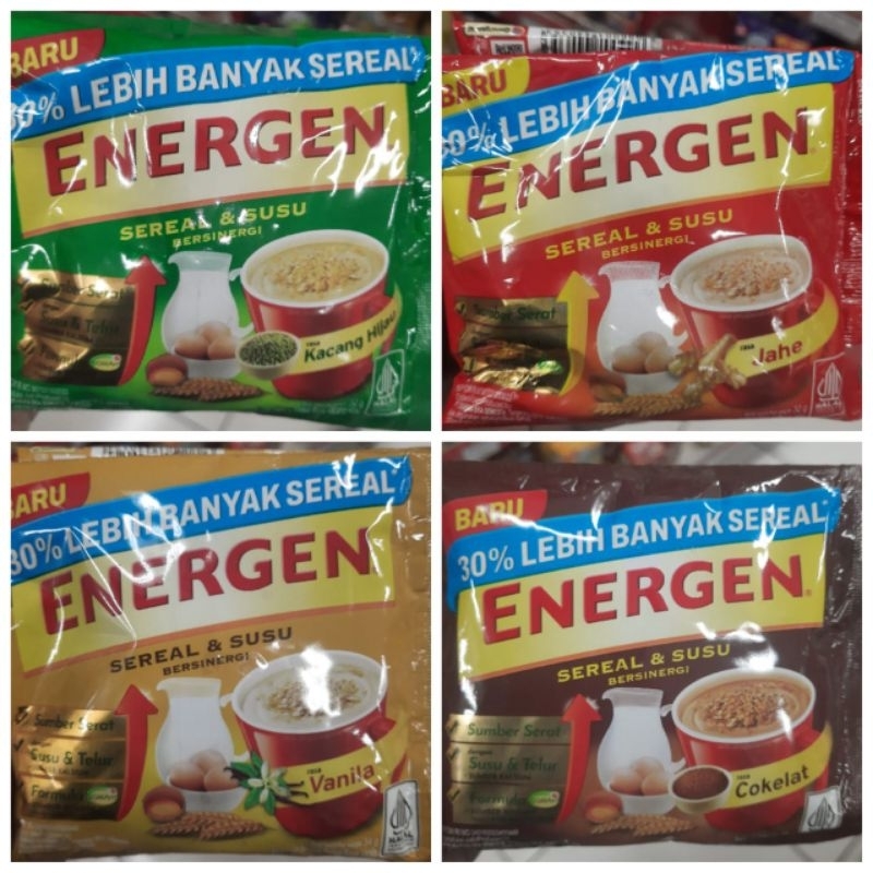 

Energen sereal sachet isi 5
