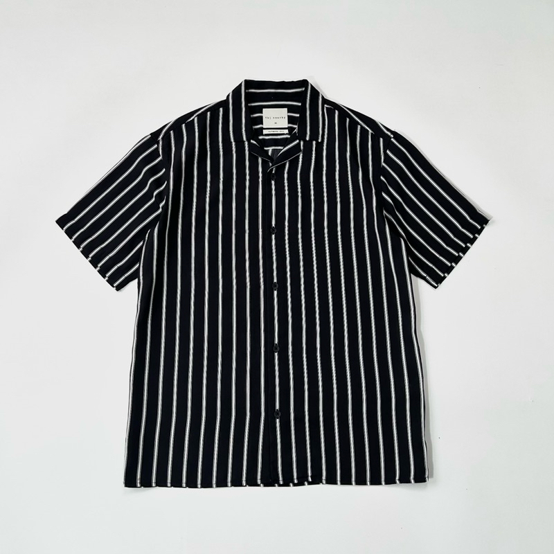 TBJ NEARBY Stripe Shirt Size L 72x56