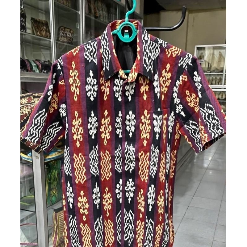 Kemeja Pria Full Tenun NTT (Original Premium)