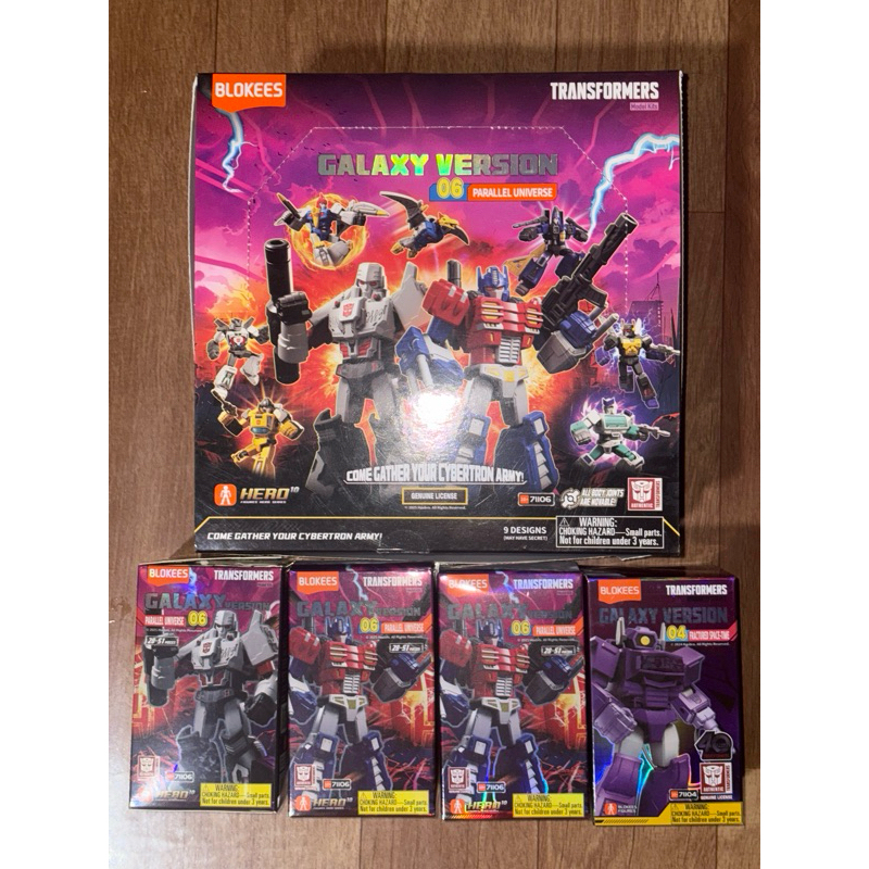 FIXED Blokis Transformers Galaxy Version 04 06 shockwave tarn optimus megatron snarl