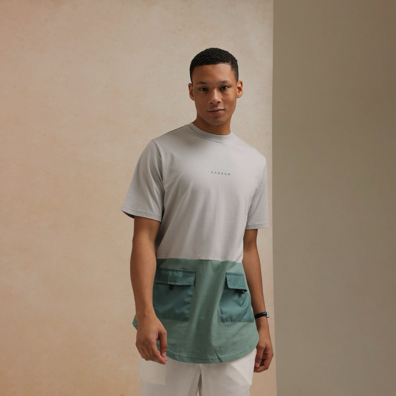Kareem Kaos Kurta Lengan Pendek