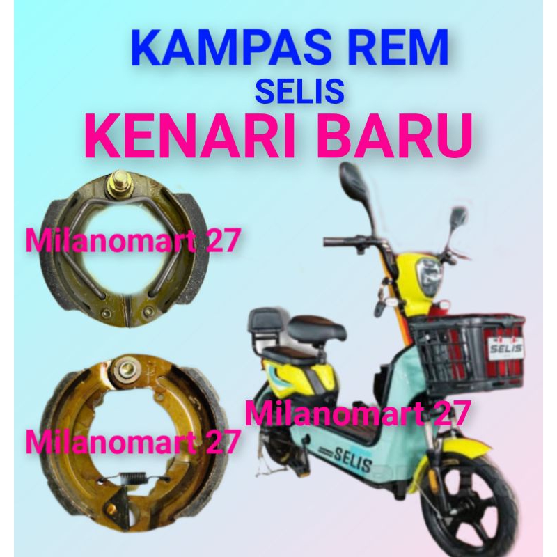 kampas rem Selis kenari kampas rem sepeda listrik SELIS KENARI