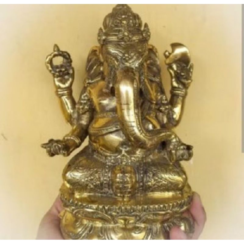 Patung Ganesha Kuningan Murah