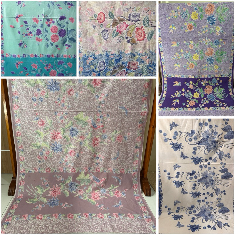 Kain Sarung Encim Buket Bunga/Kain Encim Buketan/Kain Batik Encim