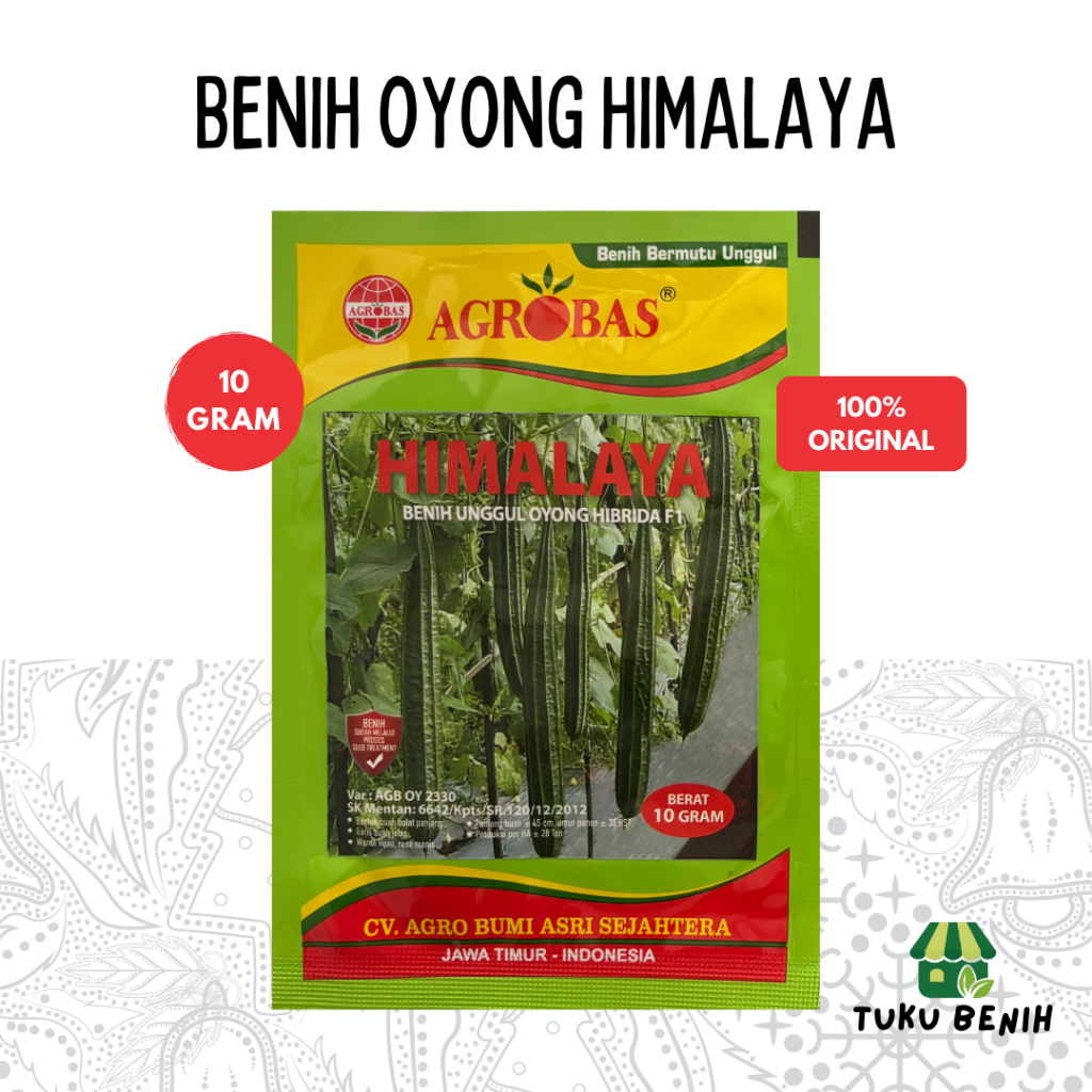 Benih Oyong Himalaya 10 Gram - Agrobas