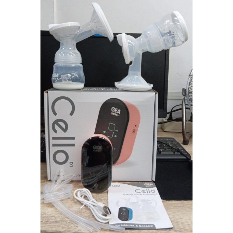 Pompa Asi Electric / Portable Double Breast Pump - Cello D1 Gea Baby