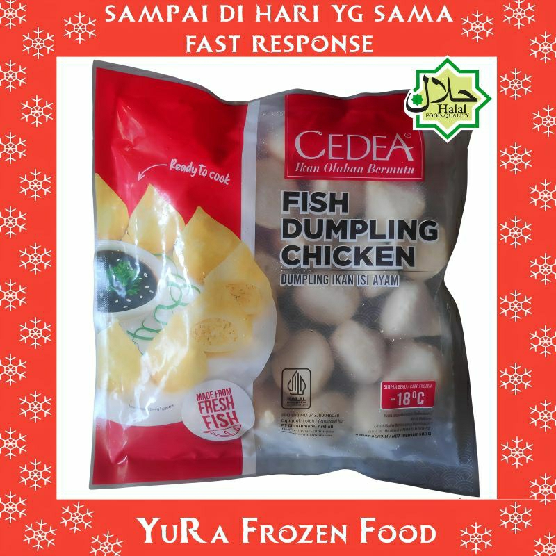 

CEDEA Fish Dumpling Chicken 500gr Makanan Halal Enak Yura Frozen Food Murah