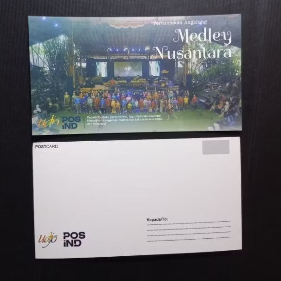 

POST CARD KARTU POS PERTUNJUKAN ANGKLUNG MEDLEY NUSANTARA