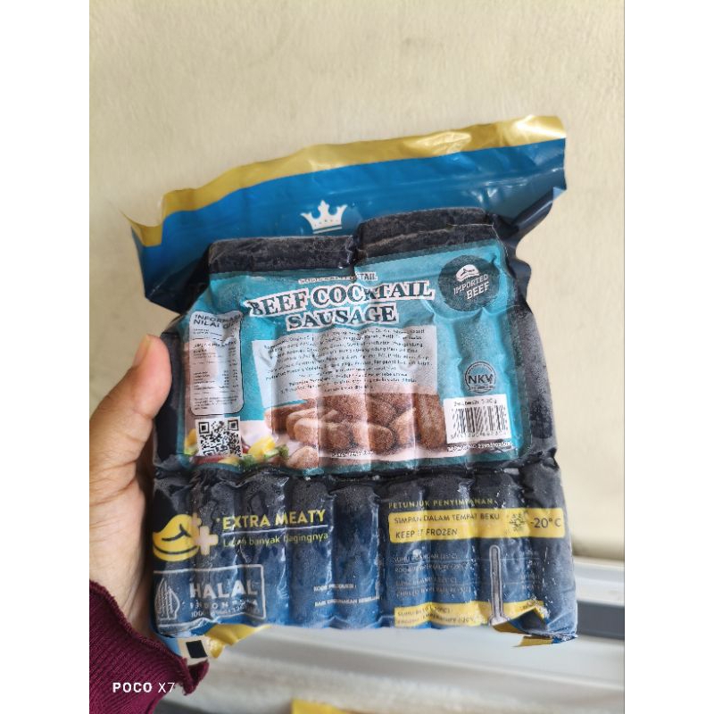 

SOSIS KANZLER BEEF COCKTAIL SAUSAGE 500 G
