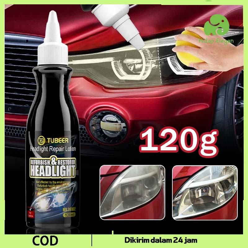 120ml Headlamp Cleaner Pembersih Headlamp Mobil Poles Lampu Mobil Polish Lampu Mobil Auto Detailing 