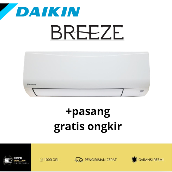 Ay00 AC Daikin 1/2pk (FTP15AV14) AC BREEZE STANDARD MALAYSIA
