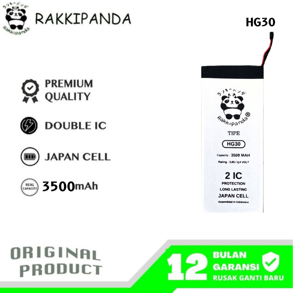 RakkiPanda - HG30 Motorola G5S Plus / Moto G6 1s Batre Batrai Baterai