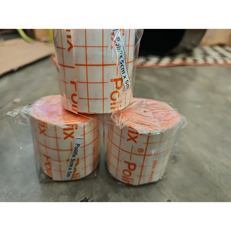 POLIFIX 5CM X 5M PLASTER LUKA//LEMBARAN PENAHAN TUTUP LUKA