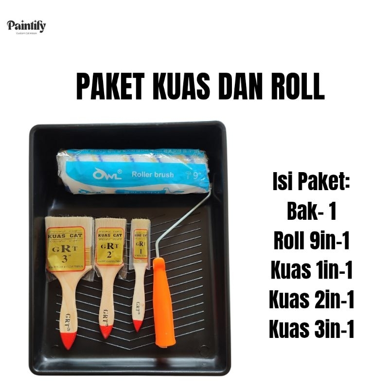 

Paket Mengecat 5in1 Praktis Dan Hemat by Paintify